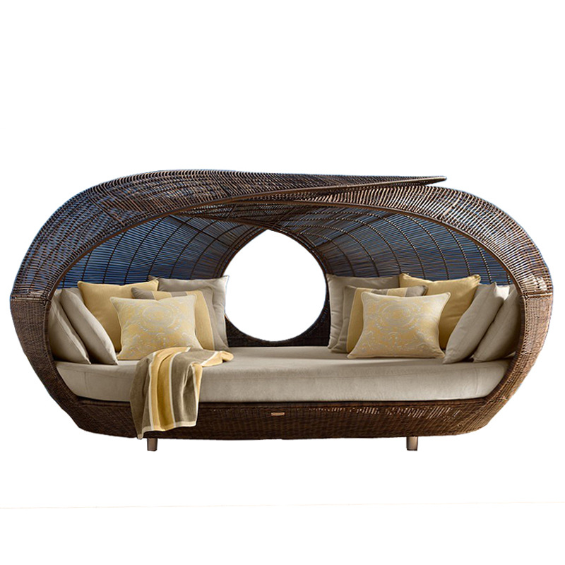 Outdoor Daybed Furniture - Buiten Hot Sale Goede Kwaliteit Halfronde