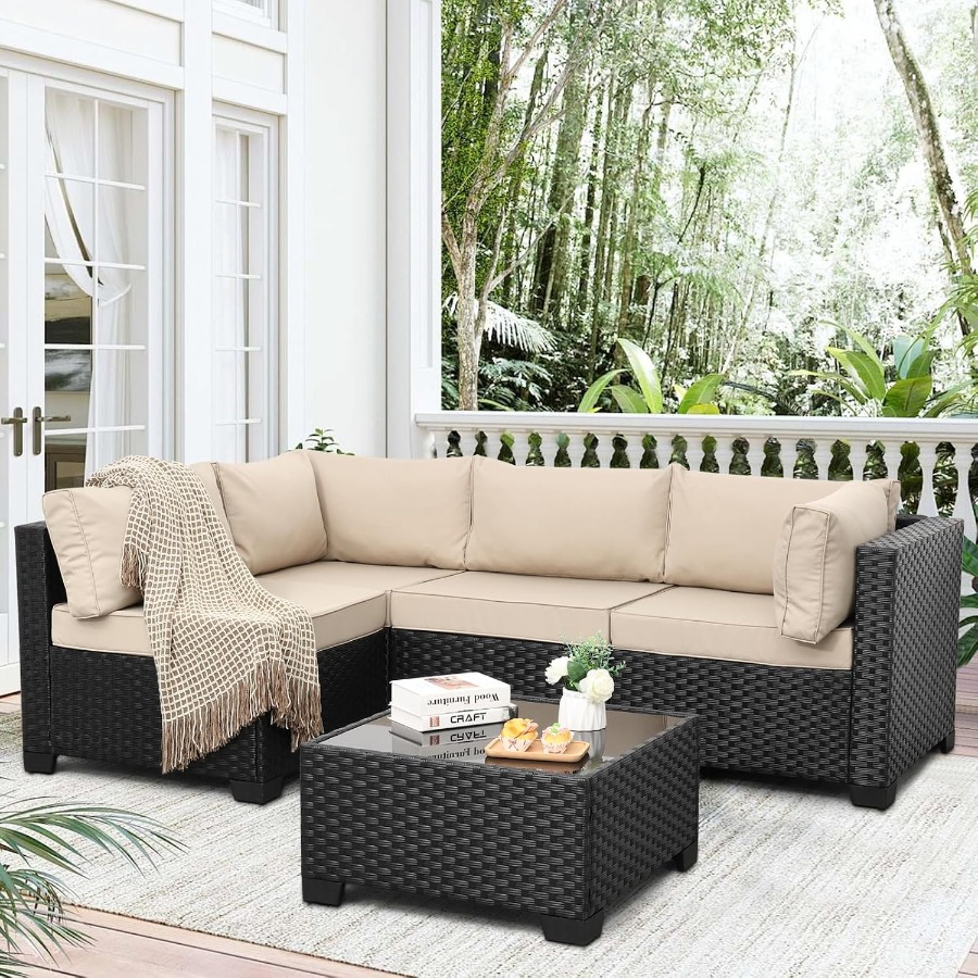 5-delige tuinmeubelset voor bu - Outdoor Furniture Metal Chairs recensie en prijs
